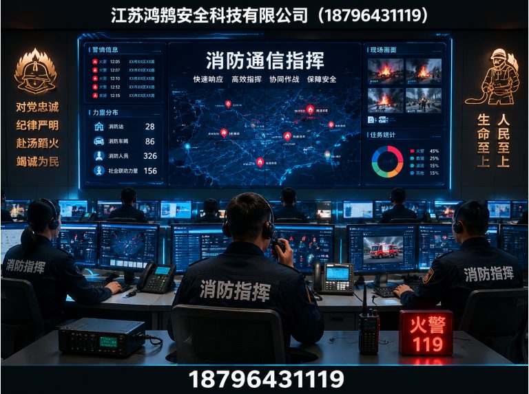 南平消防通信指挥展示图